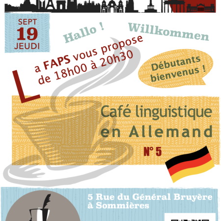 5e Café Linguistique en Allemand 18h00