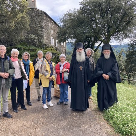 Visite du monastère de Sainte Foy (skite)